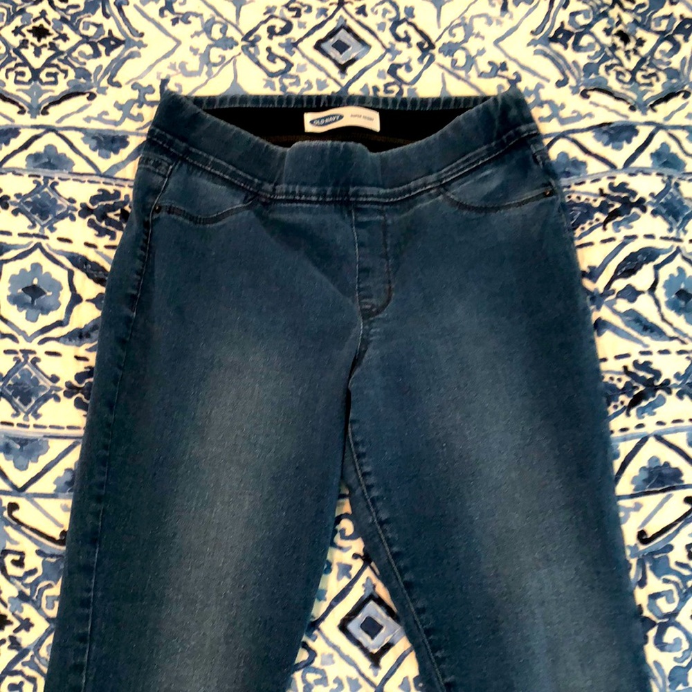 Old Navy elastic waist skinny jean - SHORT